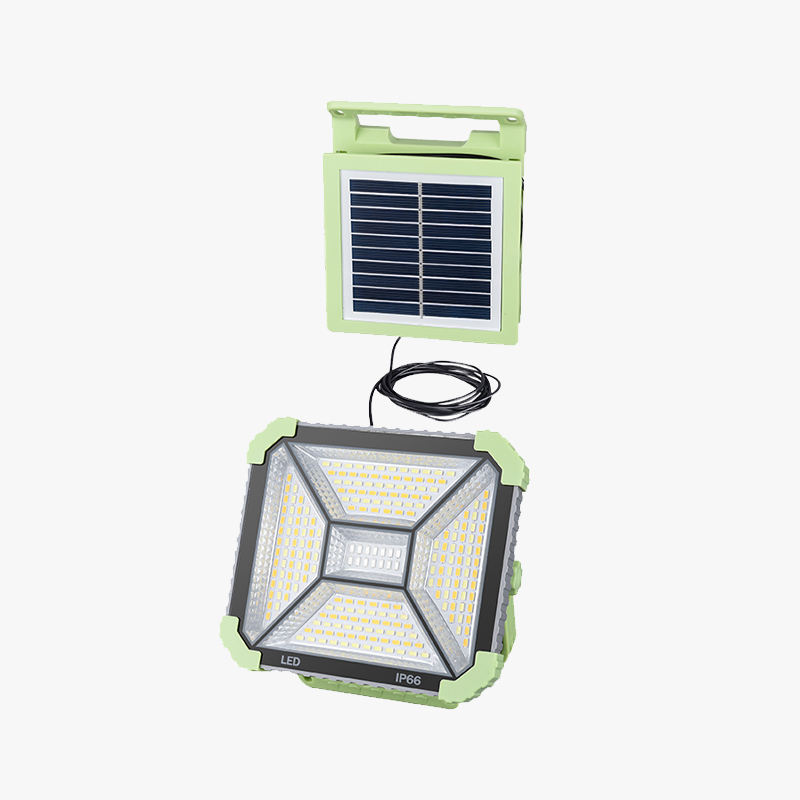 Télécommande à énergie solaire petite lumière inondable à cinq trous