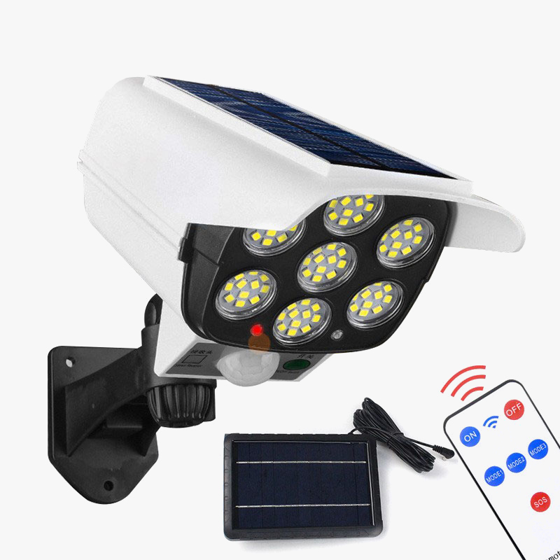 77d lampe à l'énergie solaire de surveillance de simulation détachable