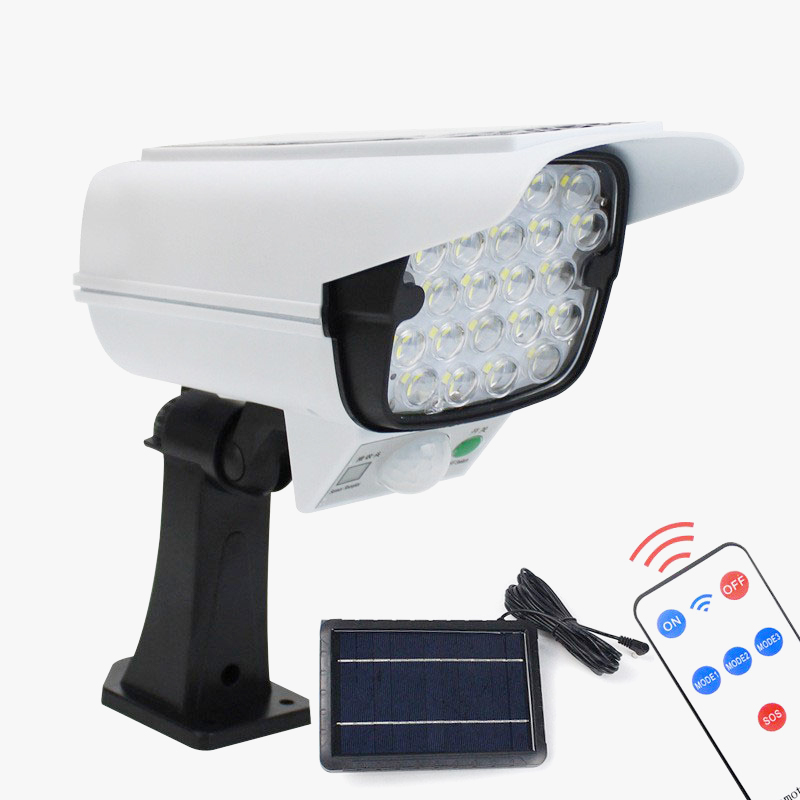 66ed lampe à l'énergie solaire de surveillance de simulation détachable